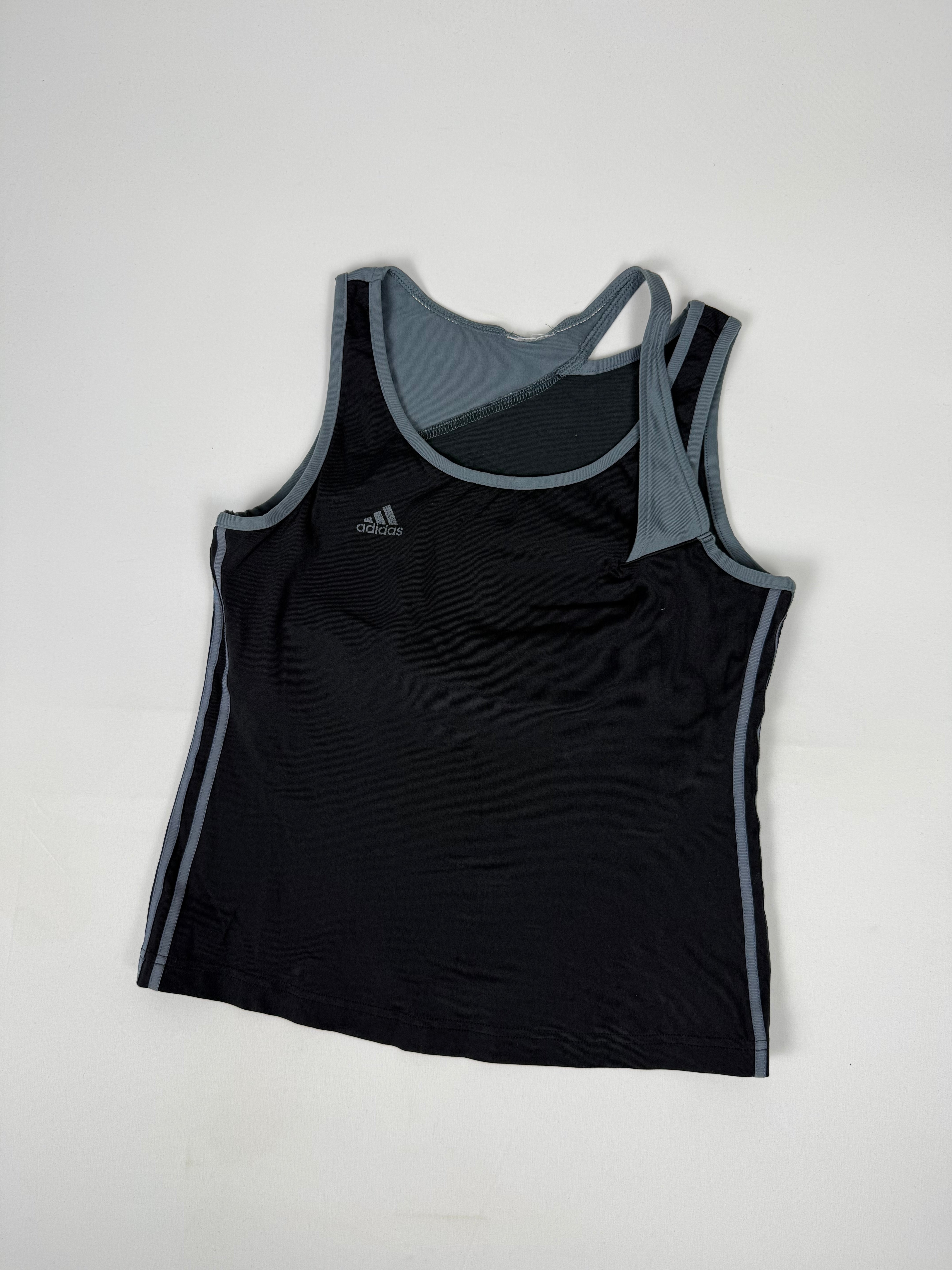 Black activewear top (M)