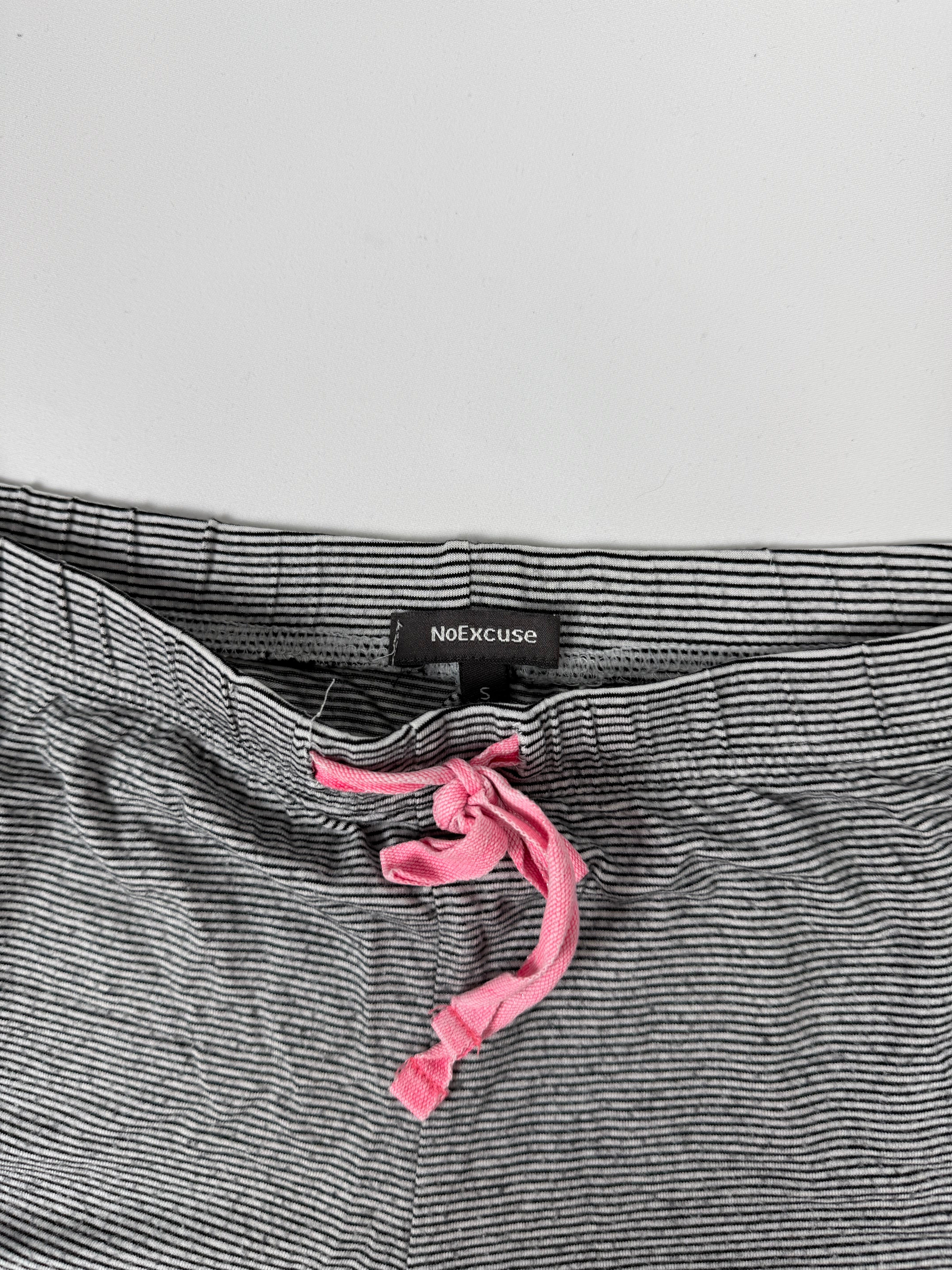 Grey striped low rise mini short (S)