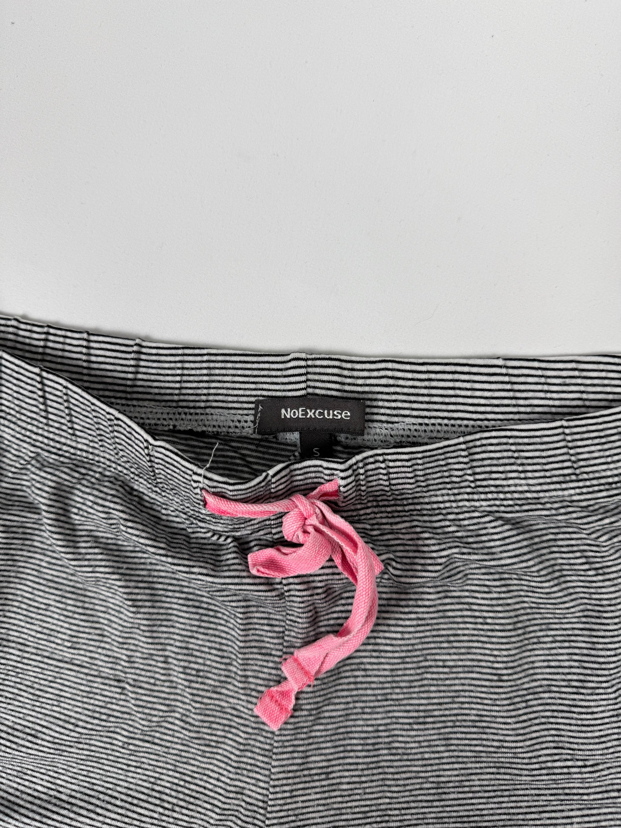 Grey striped low rise mini short (S)
