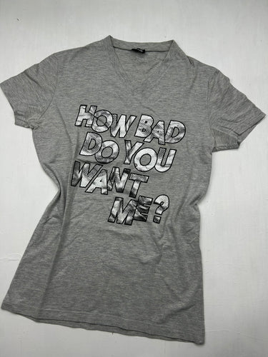 Grey graphic tee (M/L)