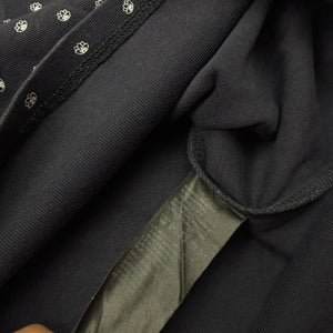 Navy 100% cotton polo long sleeves top (M)