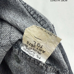 Grey low rise mini skirt (M/L)