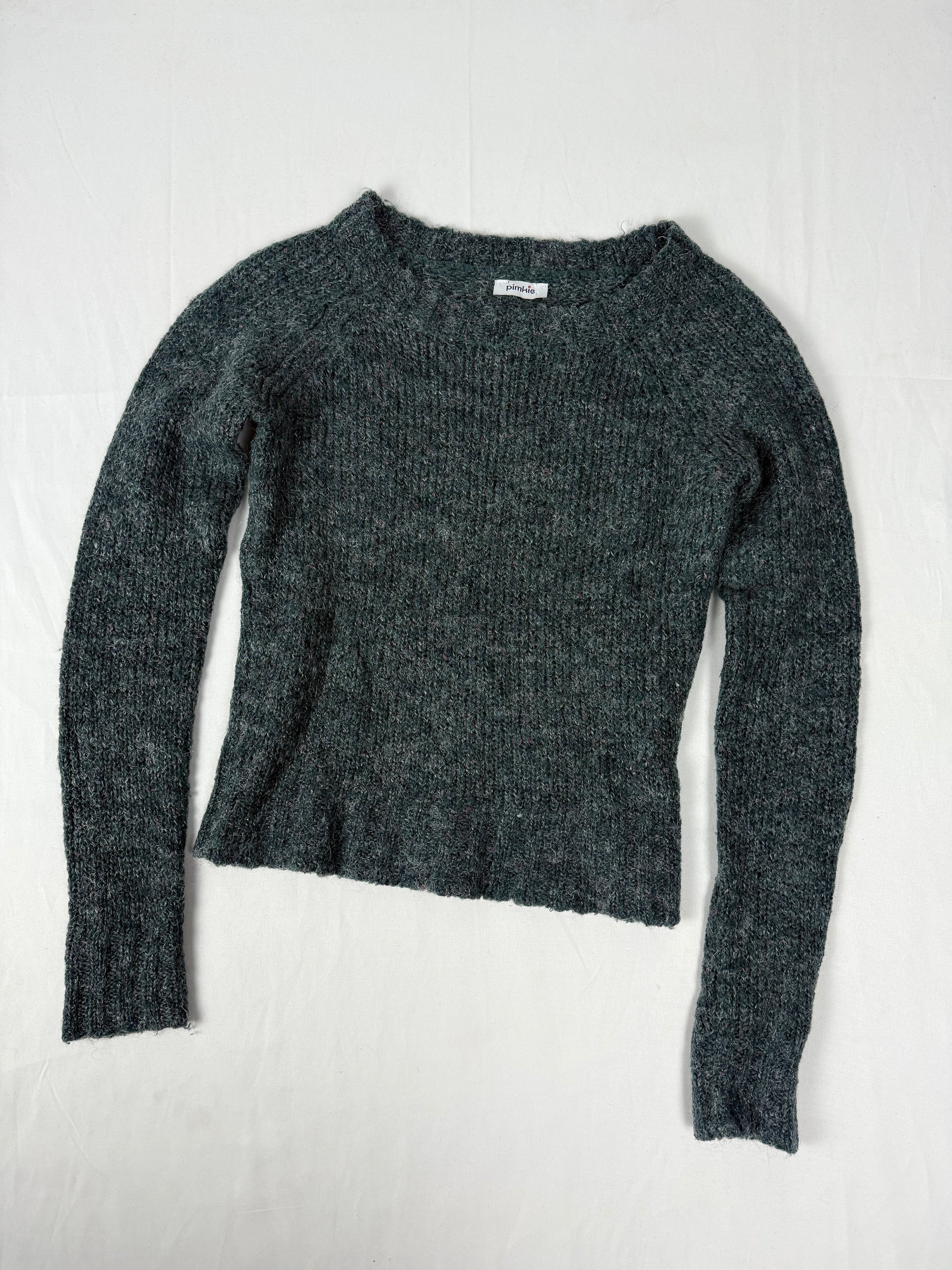 Green tight fit jumper (S)