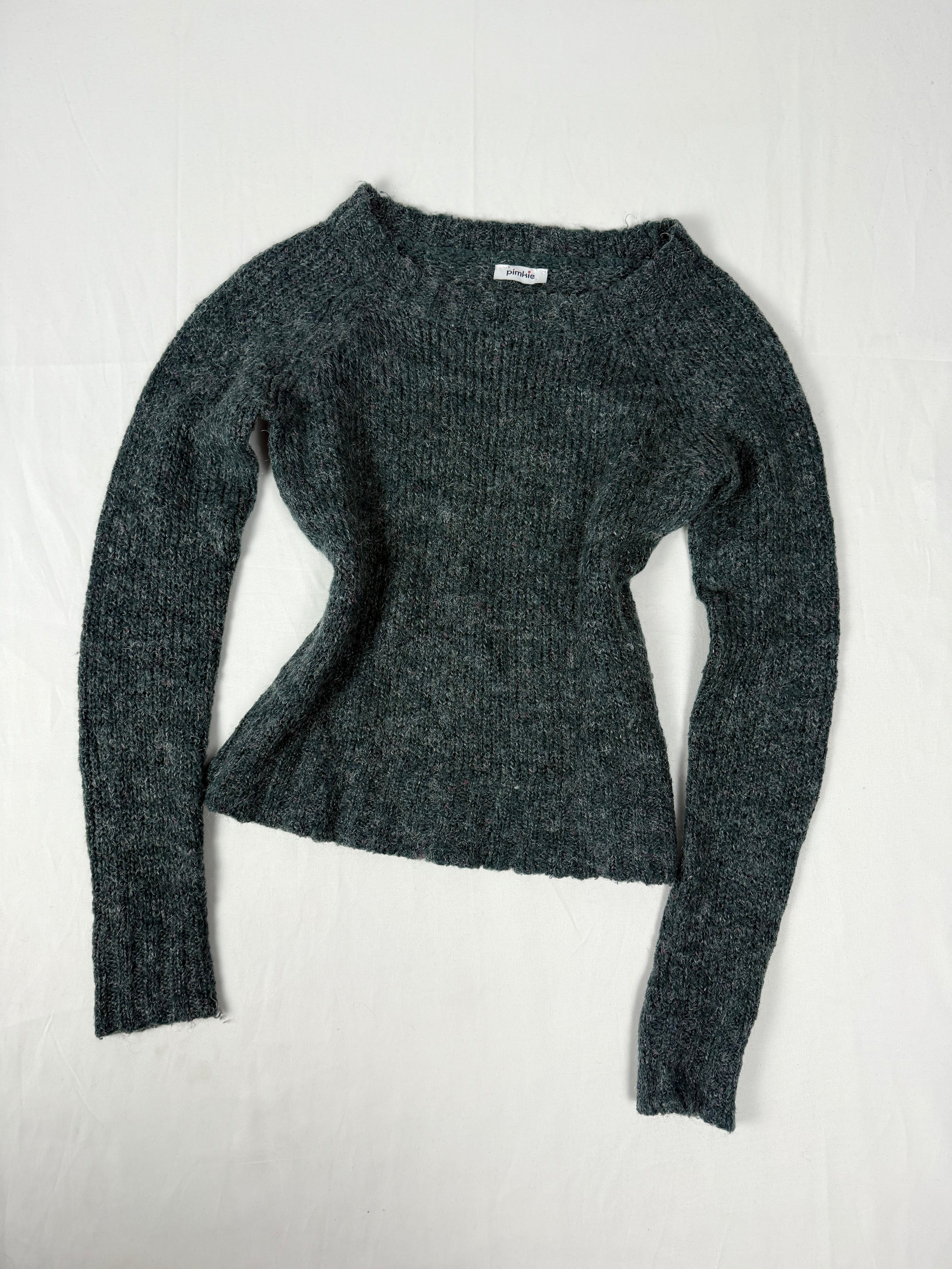Green tight fit jumper (S)