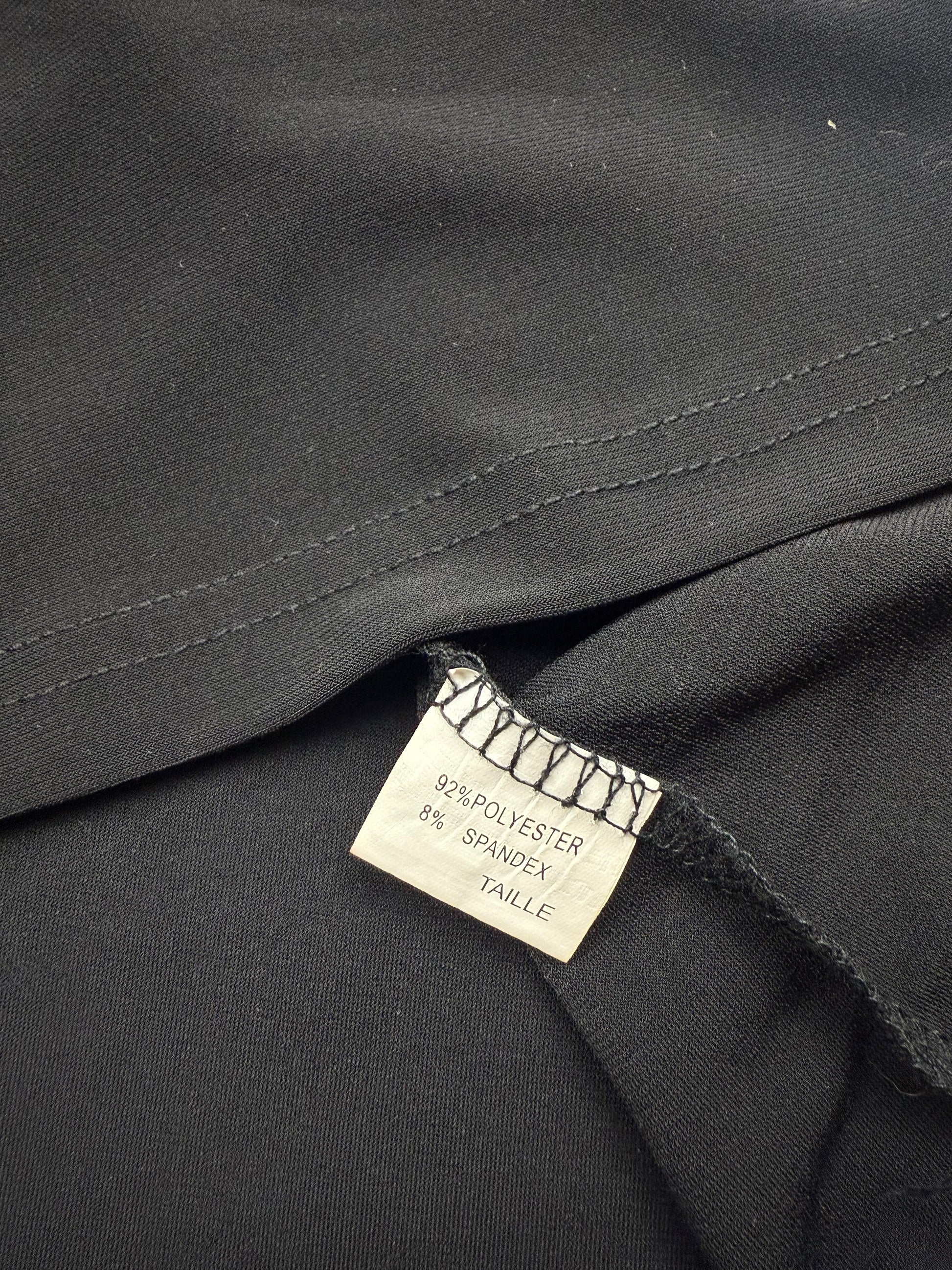 Black sequins & pearls cami top (S/M)