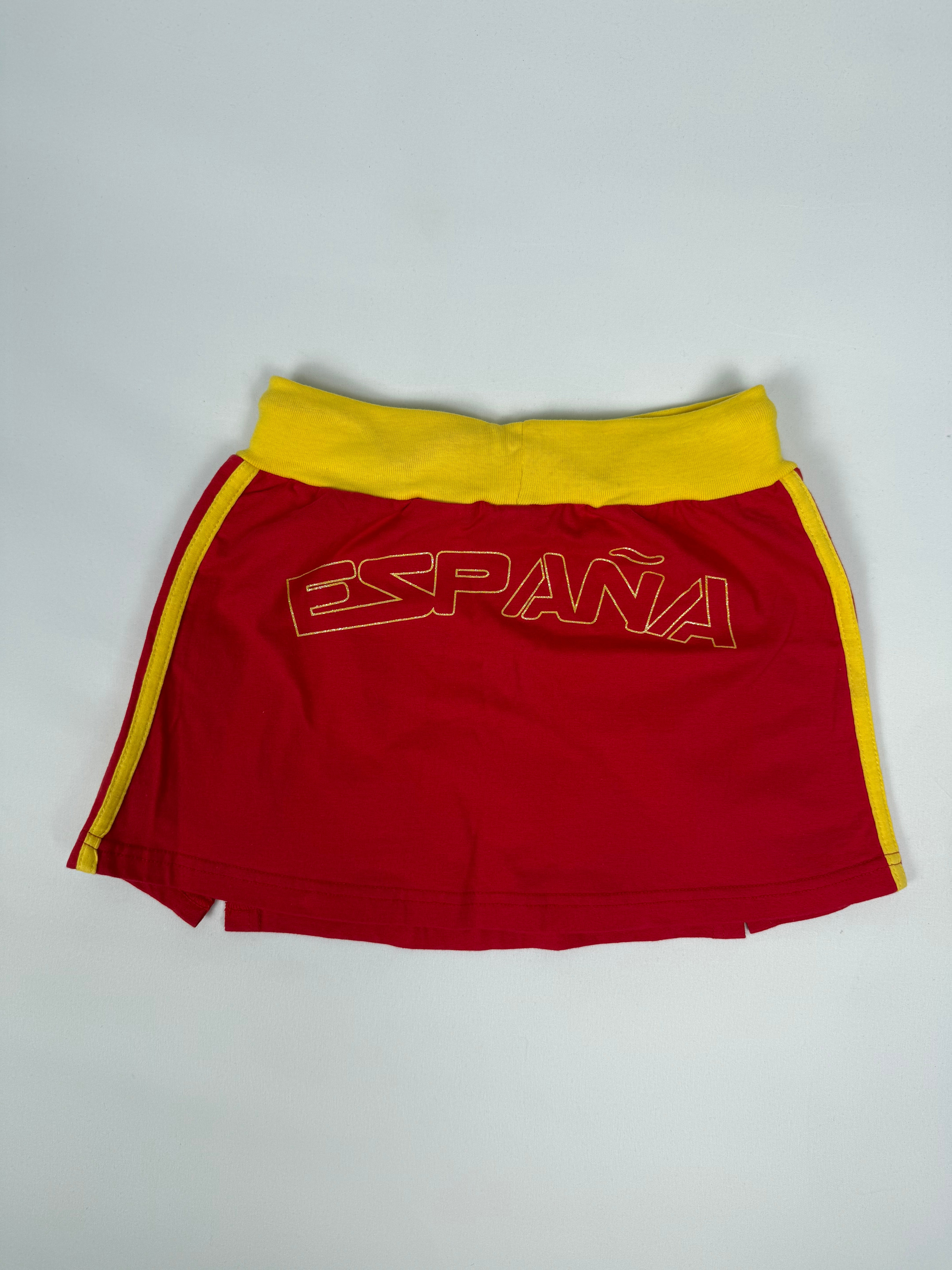 Red activewear spain mini skirt (XS)