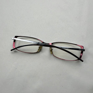 Pink & silver office glasses (with prescription)