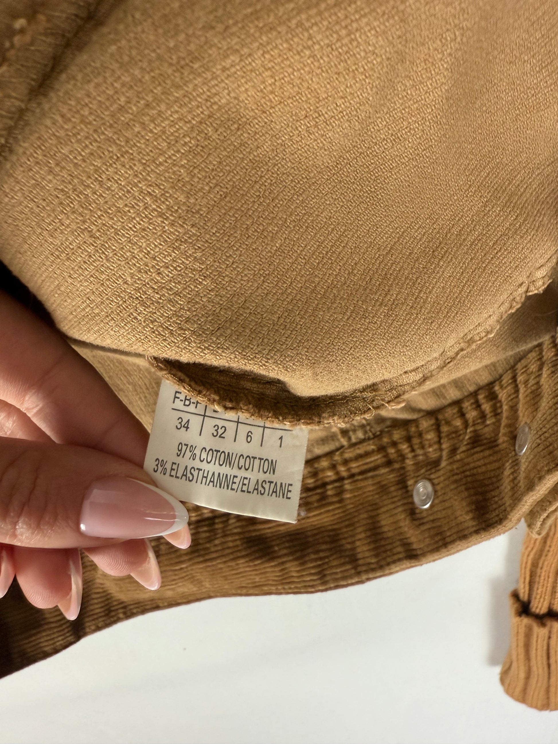 Beige bi fabric knitted biker jacket (XS)