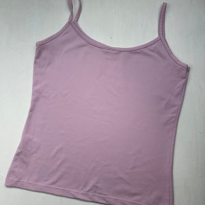 Pink lycra cami top (XL)