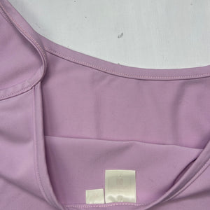 Pink lycra cami top (XL)