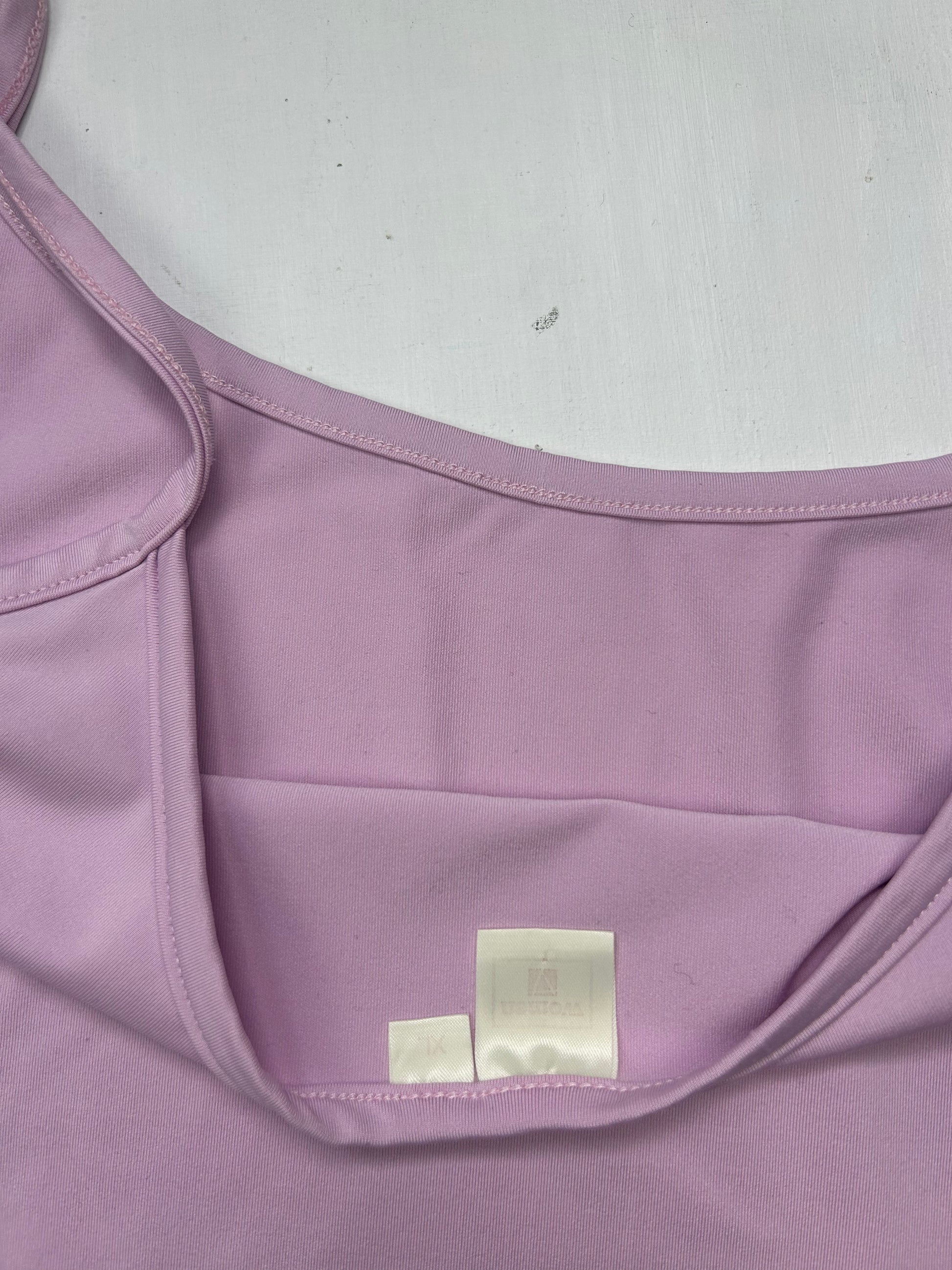 Pink lycra cami top (XL)