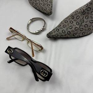 Black GG logo 2000s  sunglasses (with prescription)