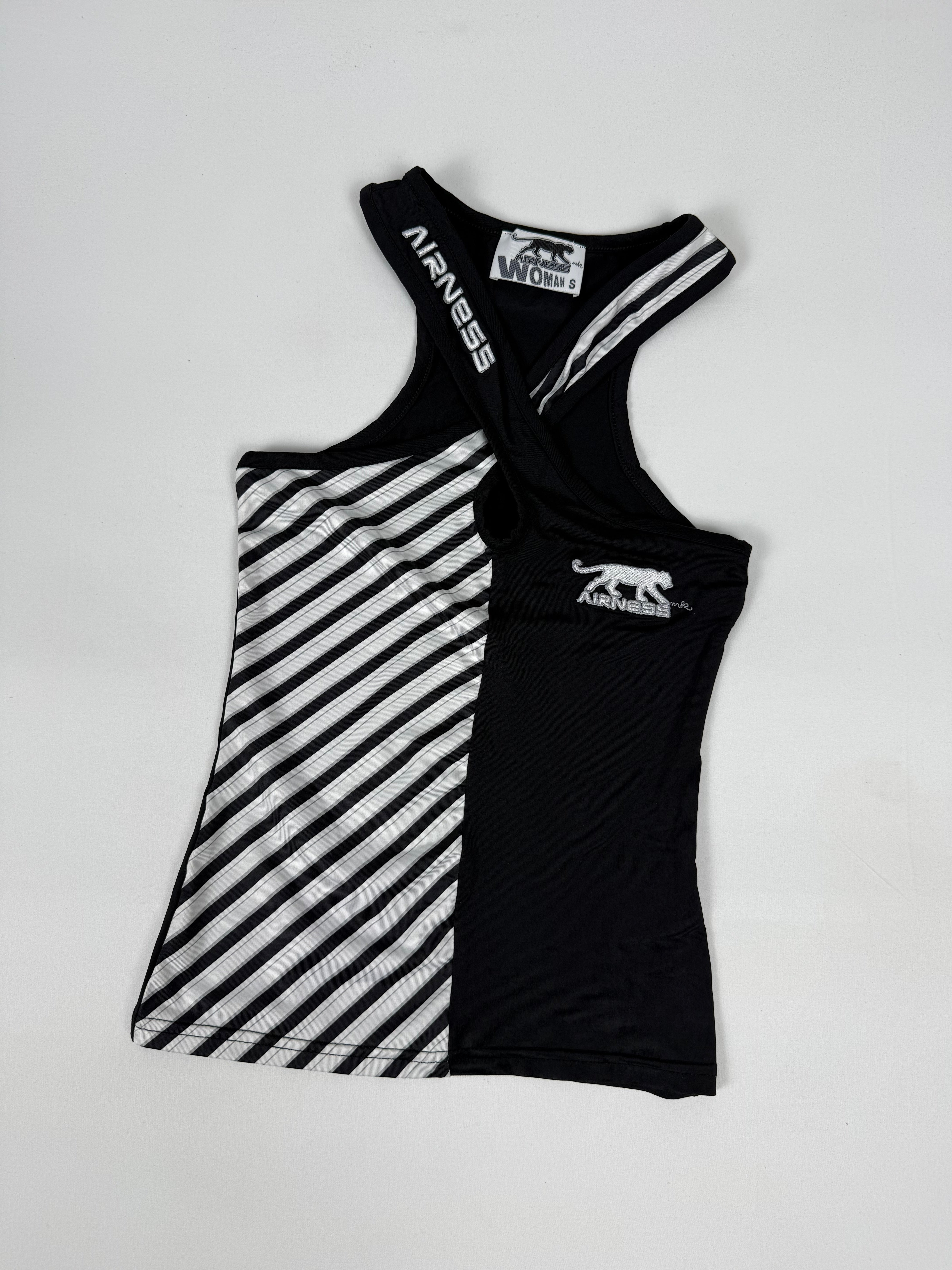 Black activewear tight fit top (S)