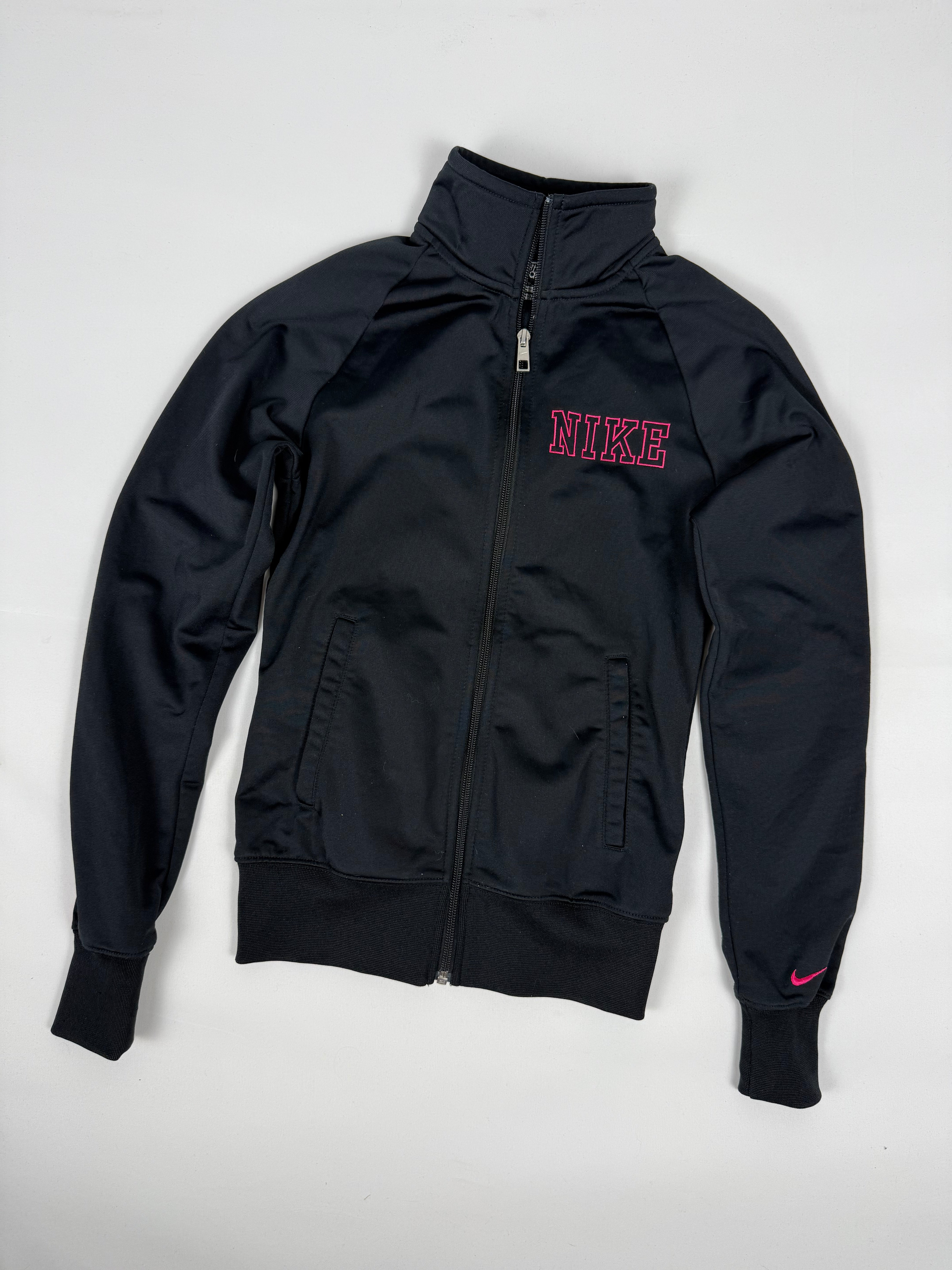 Black activewear zip up jacket (XS)