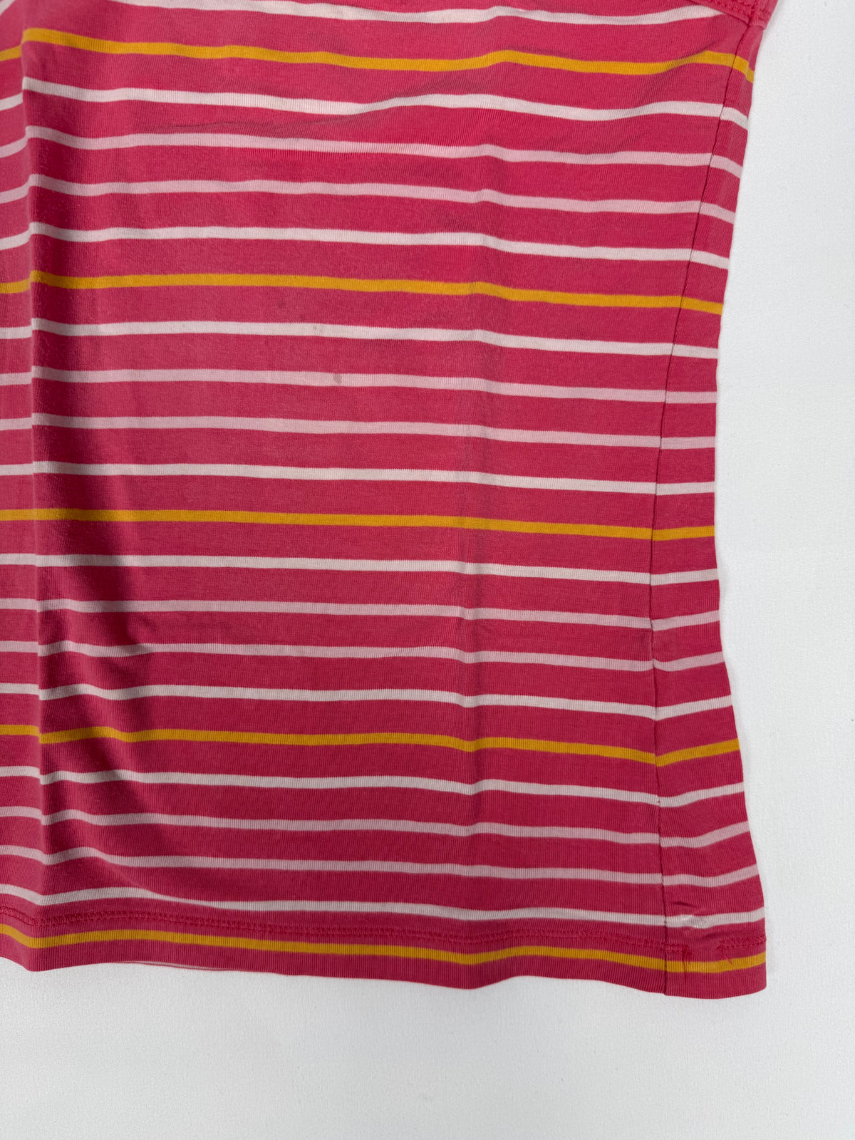 Pink striped tank top (S)