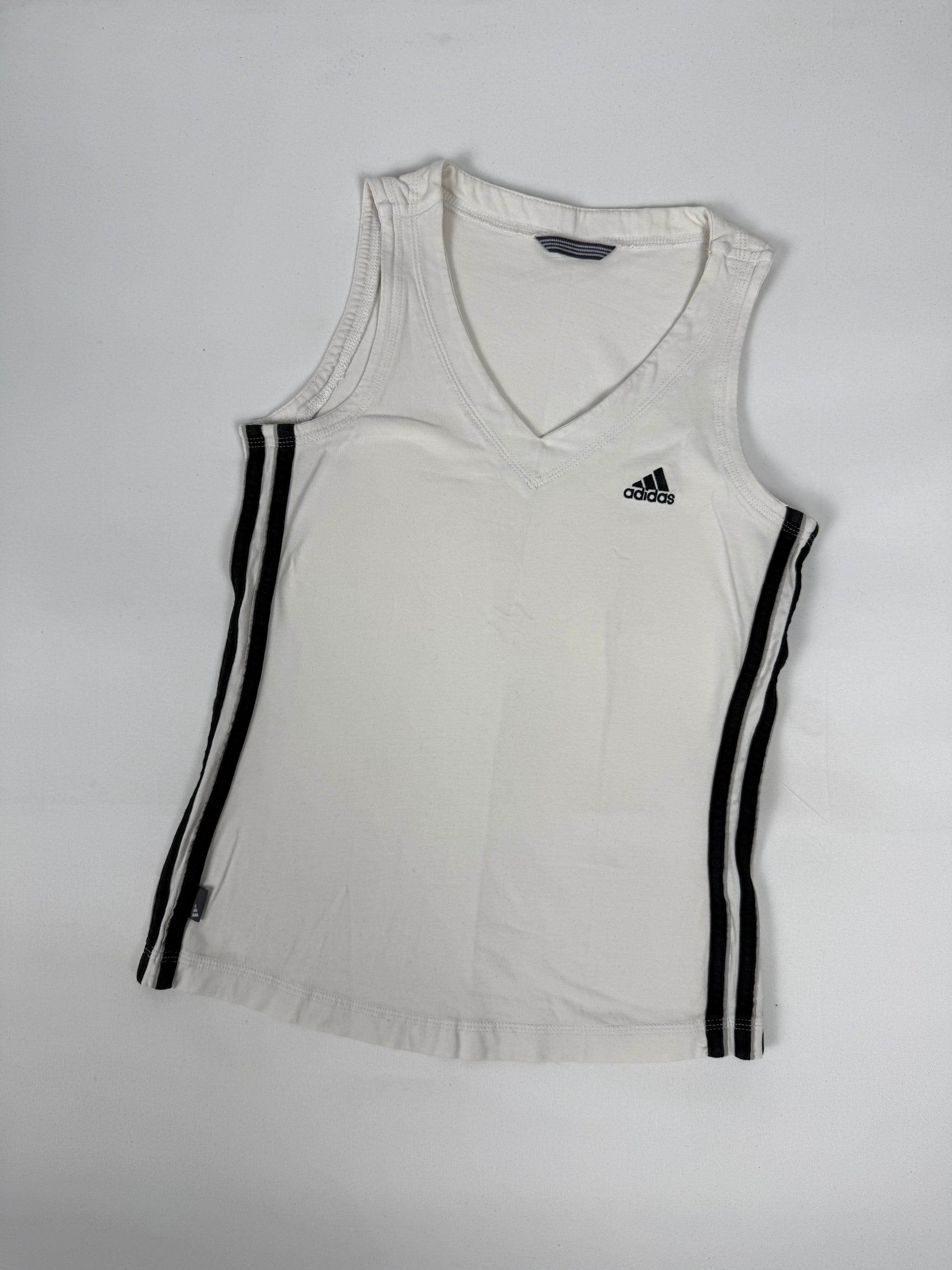 White activewear top + short set (S)