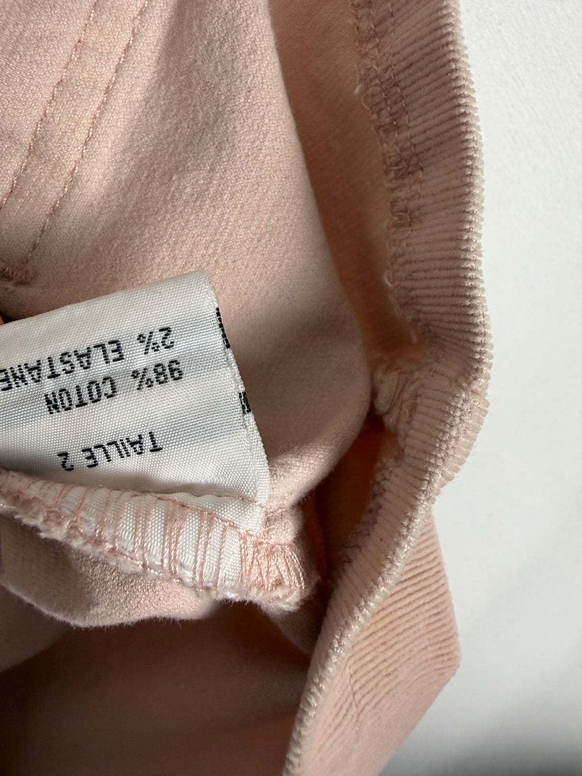Veste ajustée 100 % coton kaki (L)