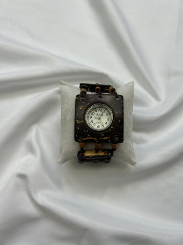 Vintage wood bracelet jewelry watch