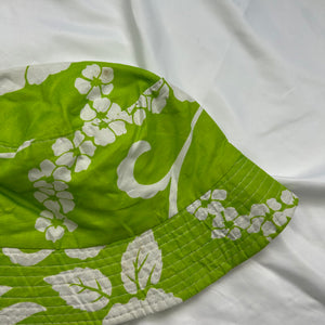 Green hibiscus Hawaii floral bucket hat