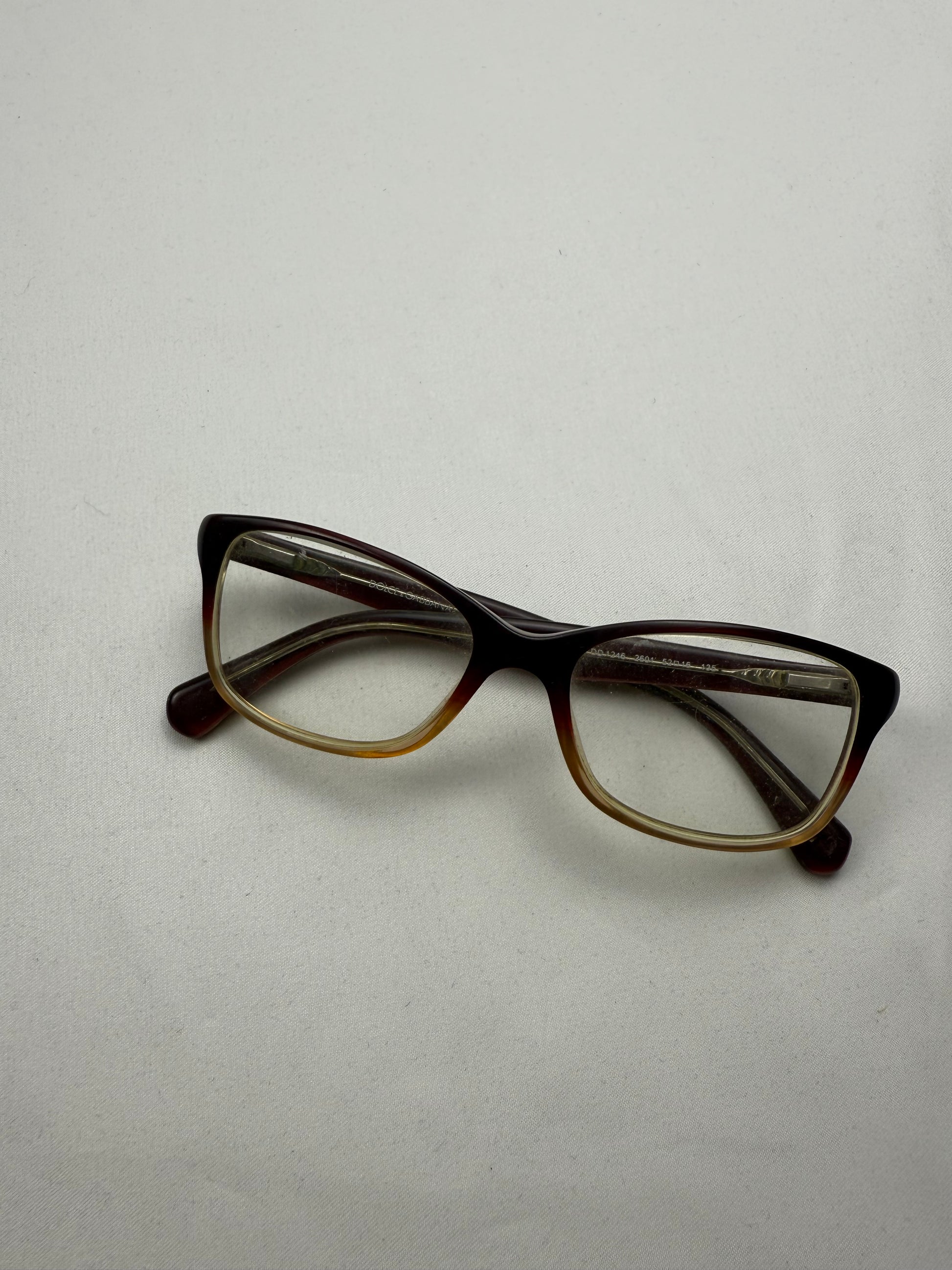 Brown logo office glasses (with prescription)