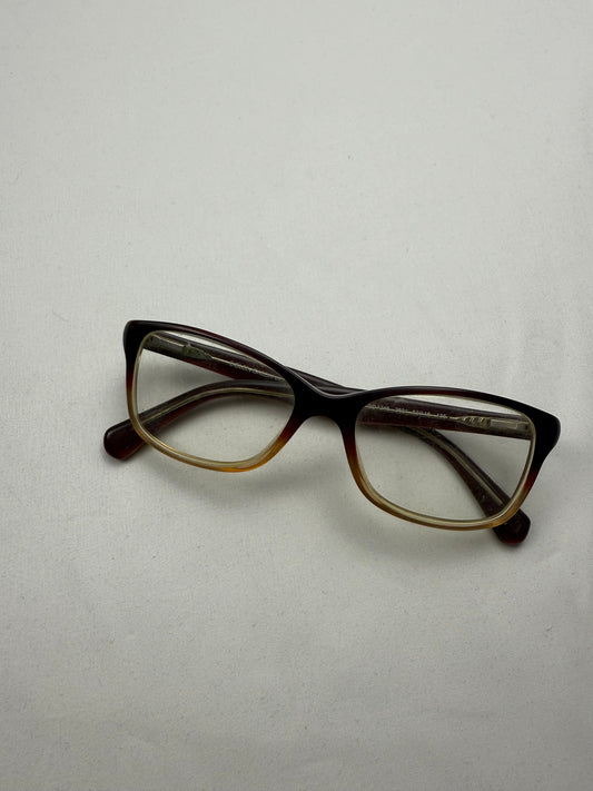 Brown logo office glasses (with prescription)