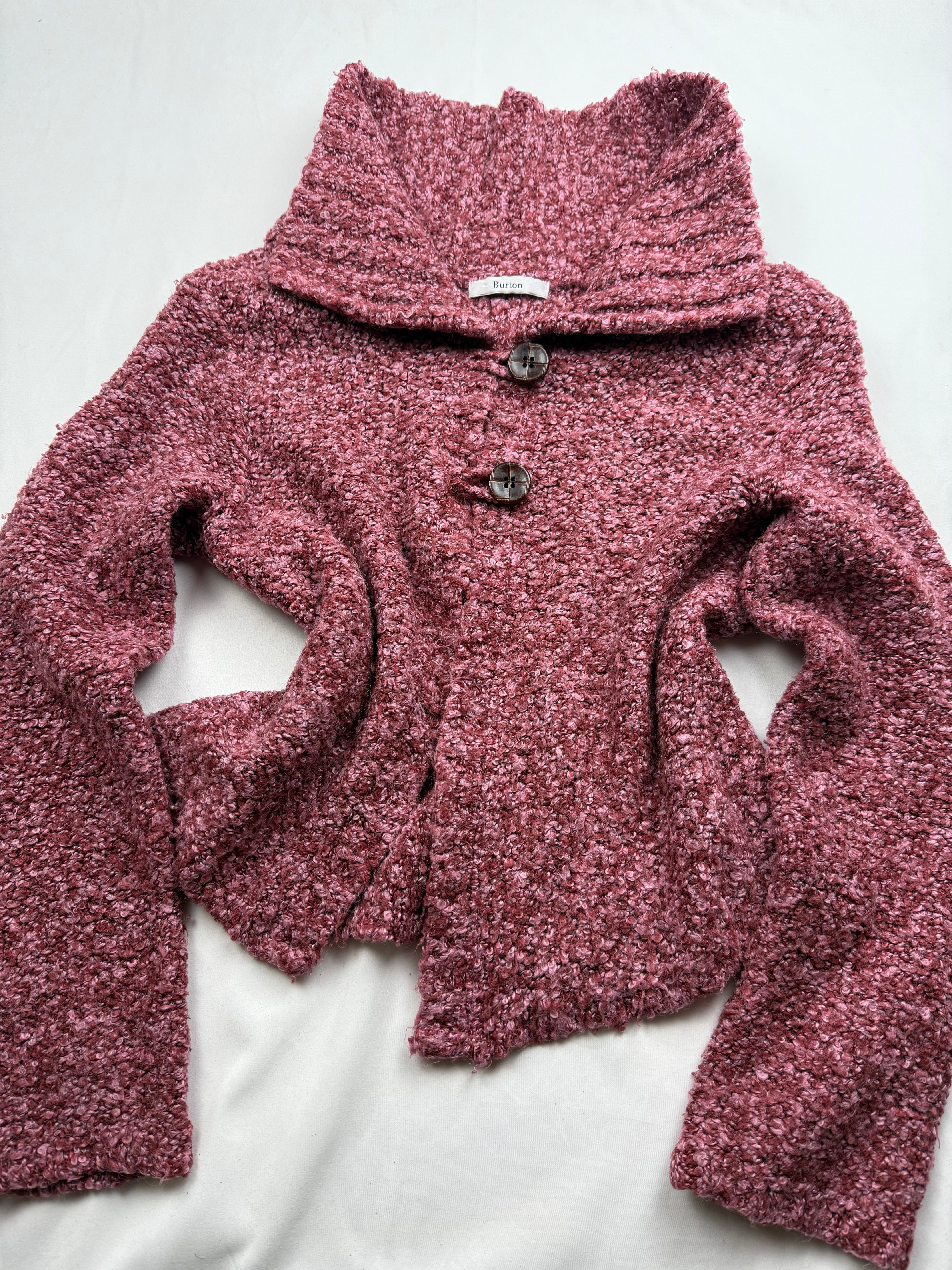 Pink cardigan jumper (M/L)