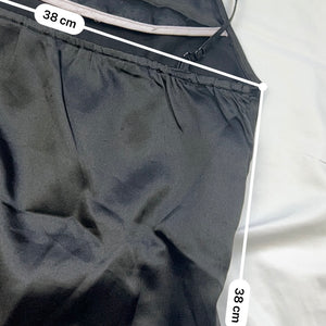 Black silky super soft cami top (M)