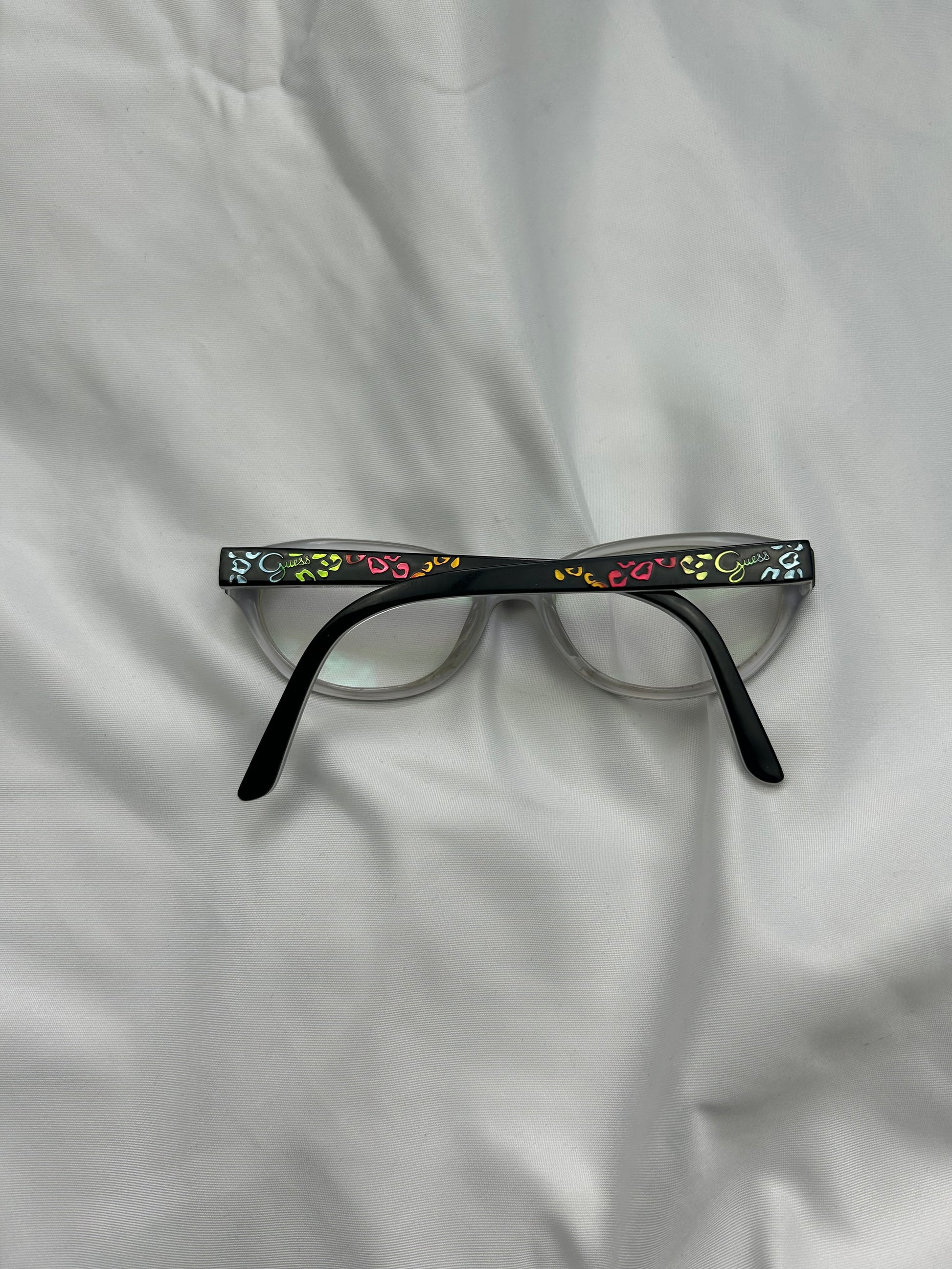 Black y2k siren Bayonetta office glasses (with prescription)