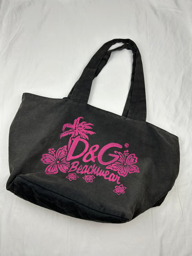 Grey logo maxi shoulder bag (52x29cm)