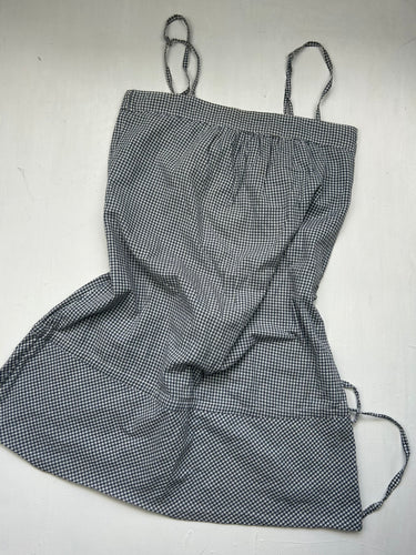 Grey check mini dress (M)