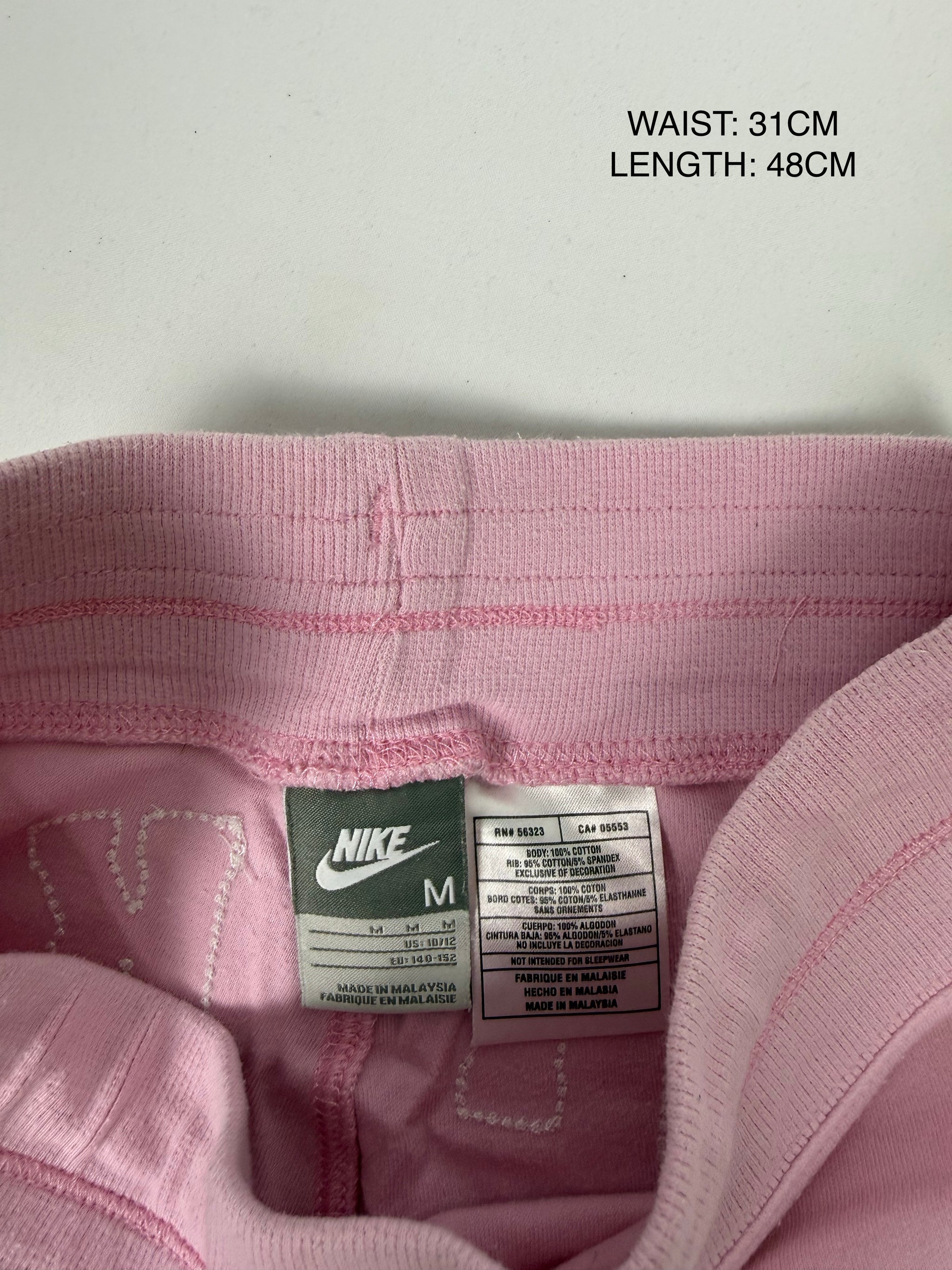 Baby pink cotton capri pants (XS)