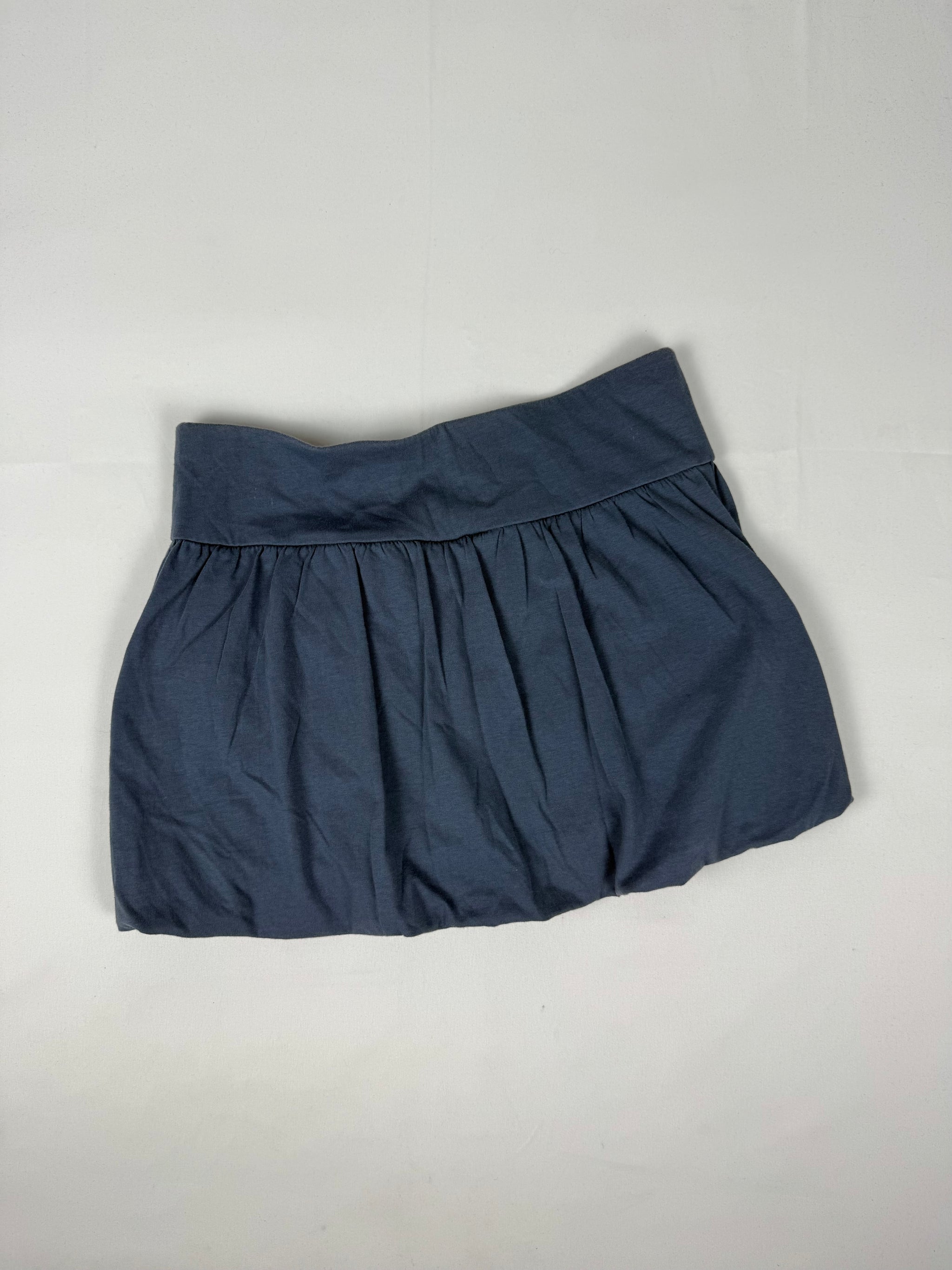 Blue low rise balloon mini skirt (XS/S)