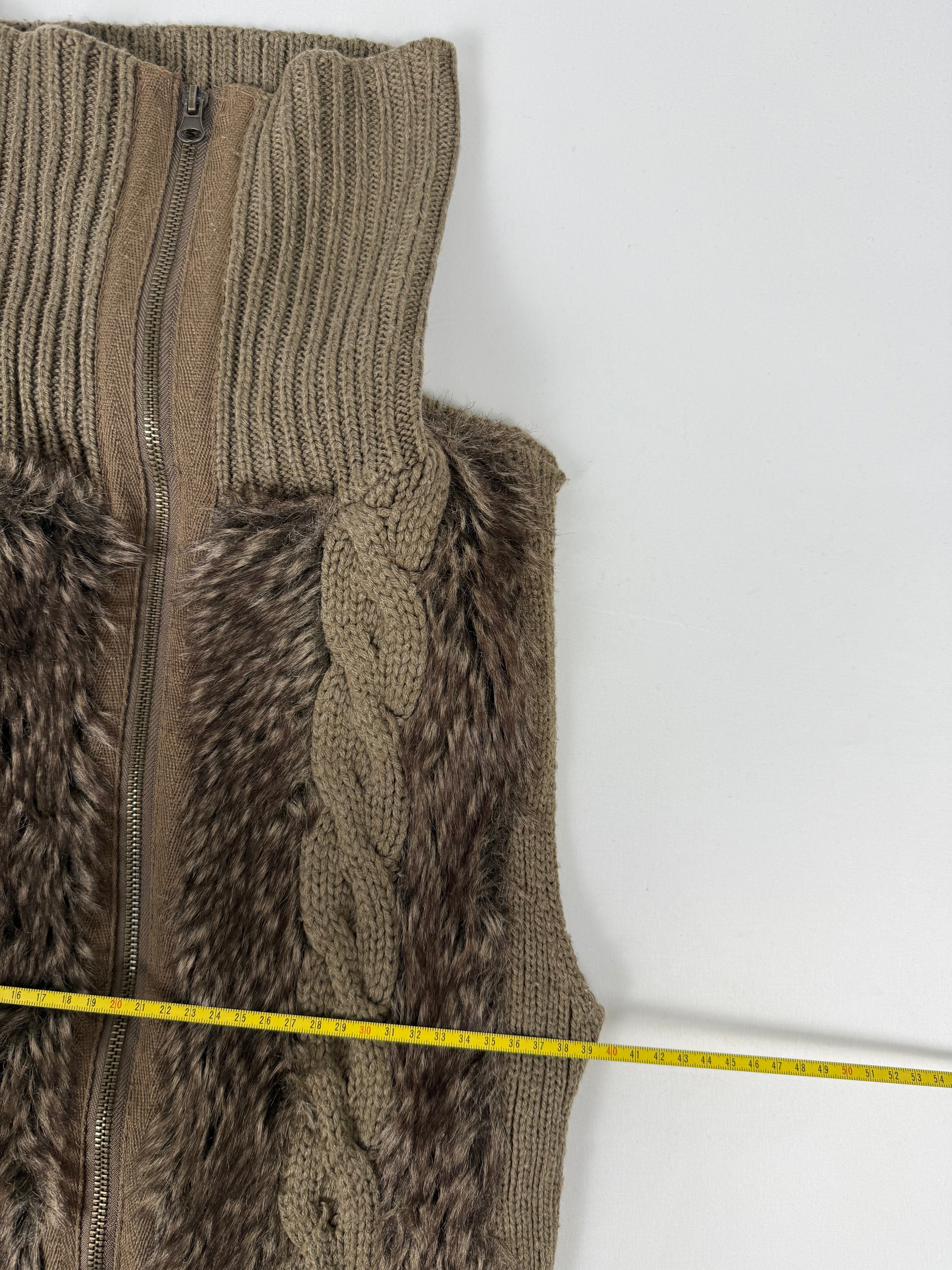 Veste ajustée 100 % coton kaki (L)