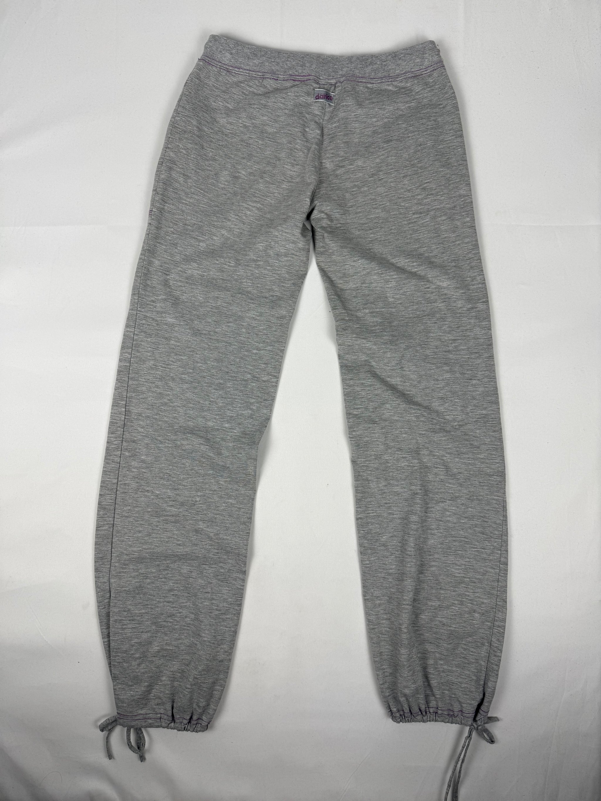Grey activewear zip up sweatshirt + joggers set (S)