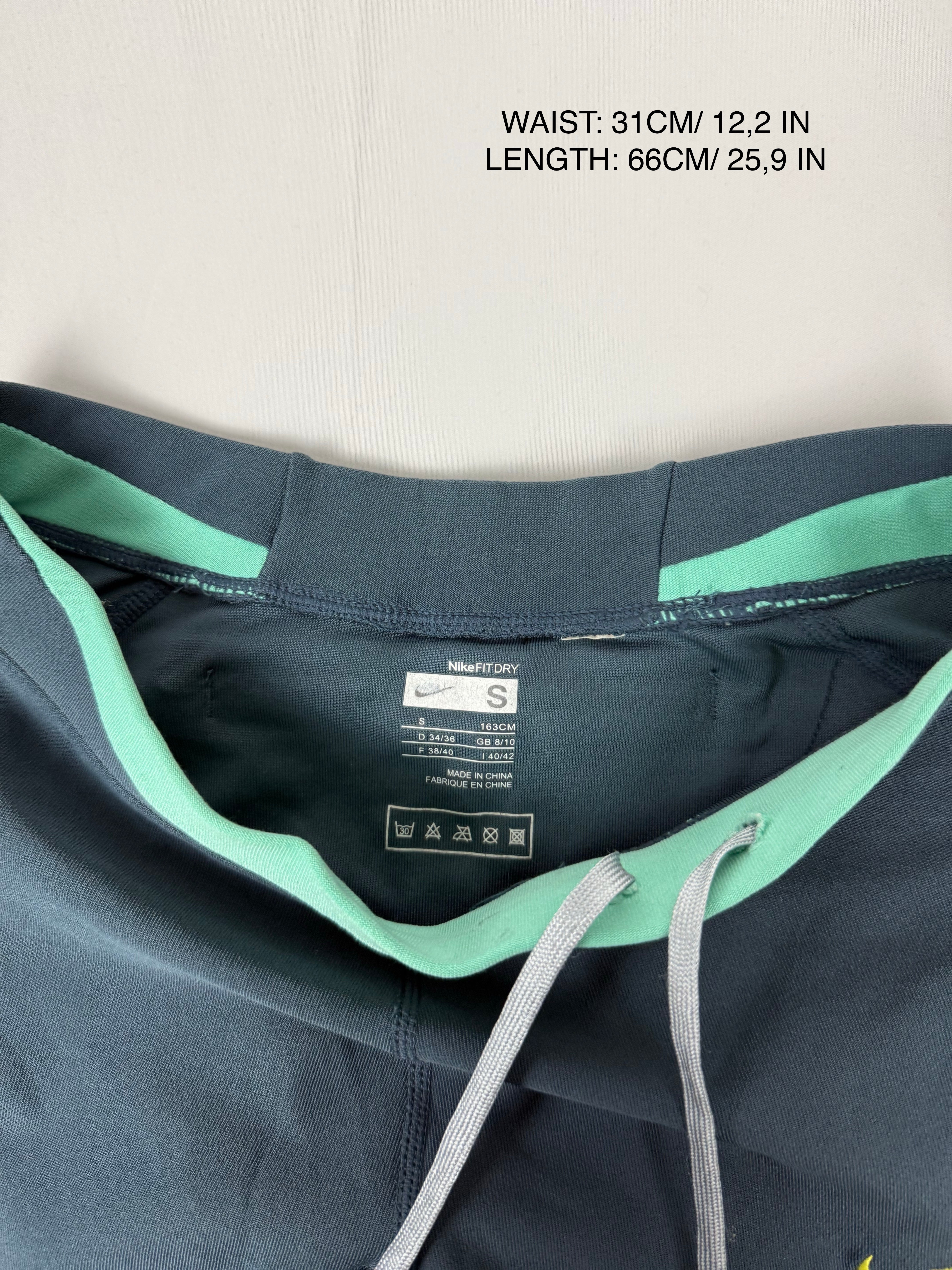 Blue activewear low waist capri leggings pants (S/M)