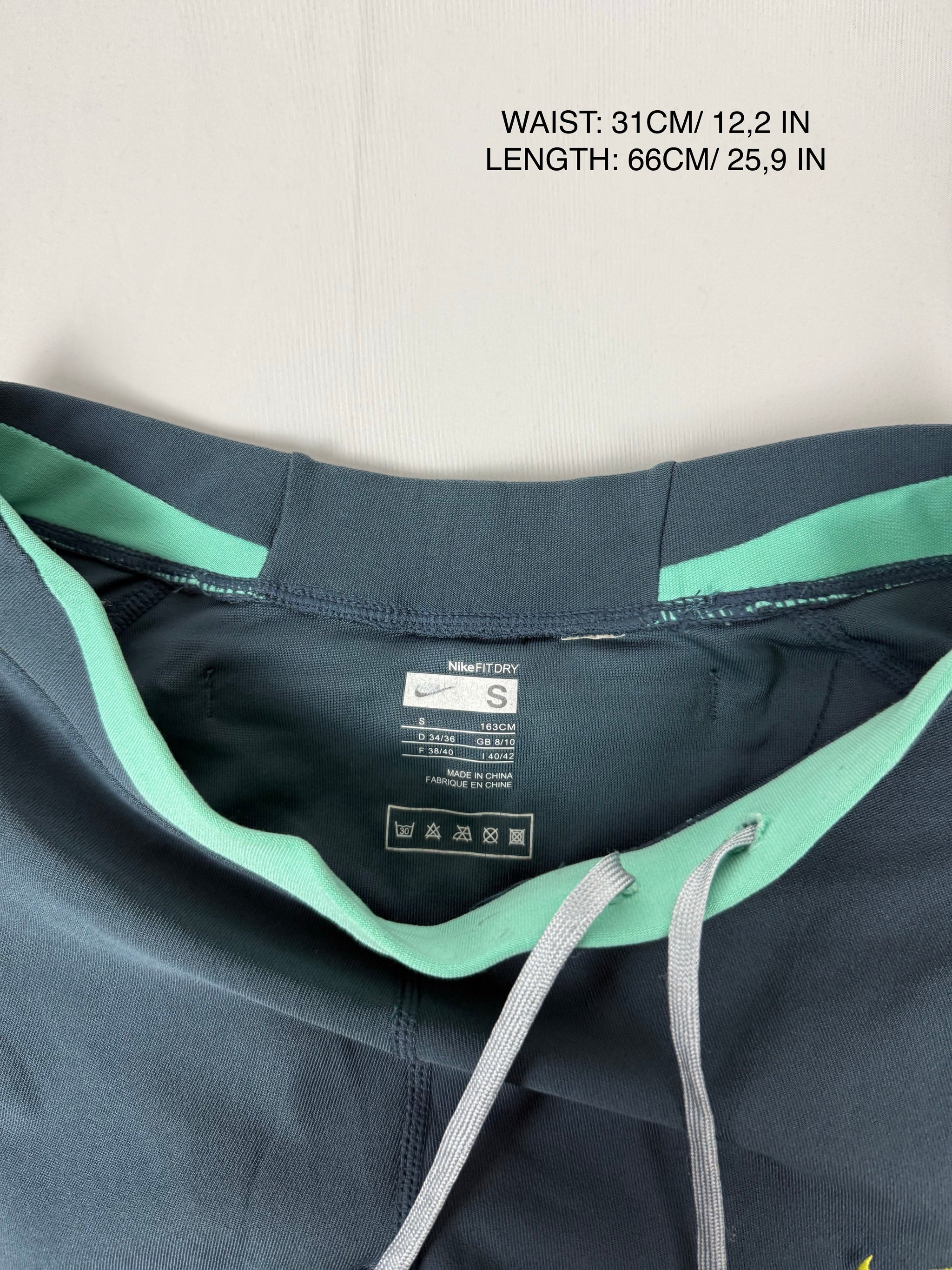 Blue activewear low waist capri leggings pants (S/M)