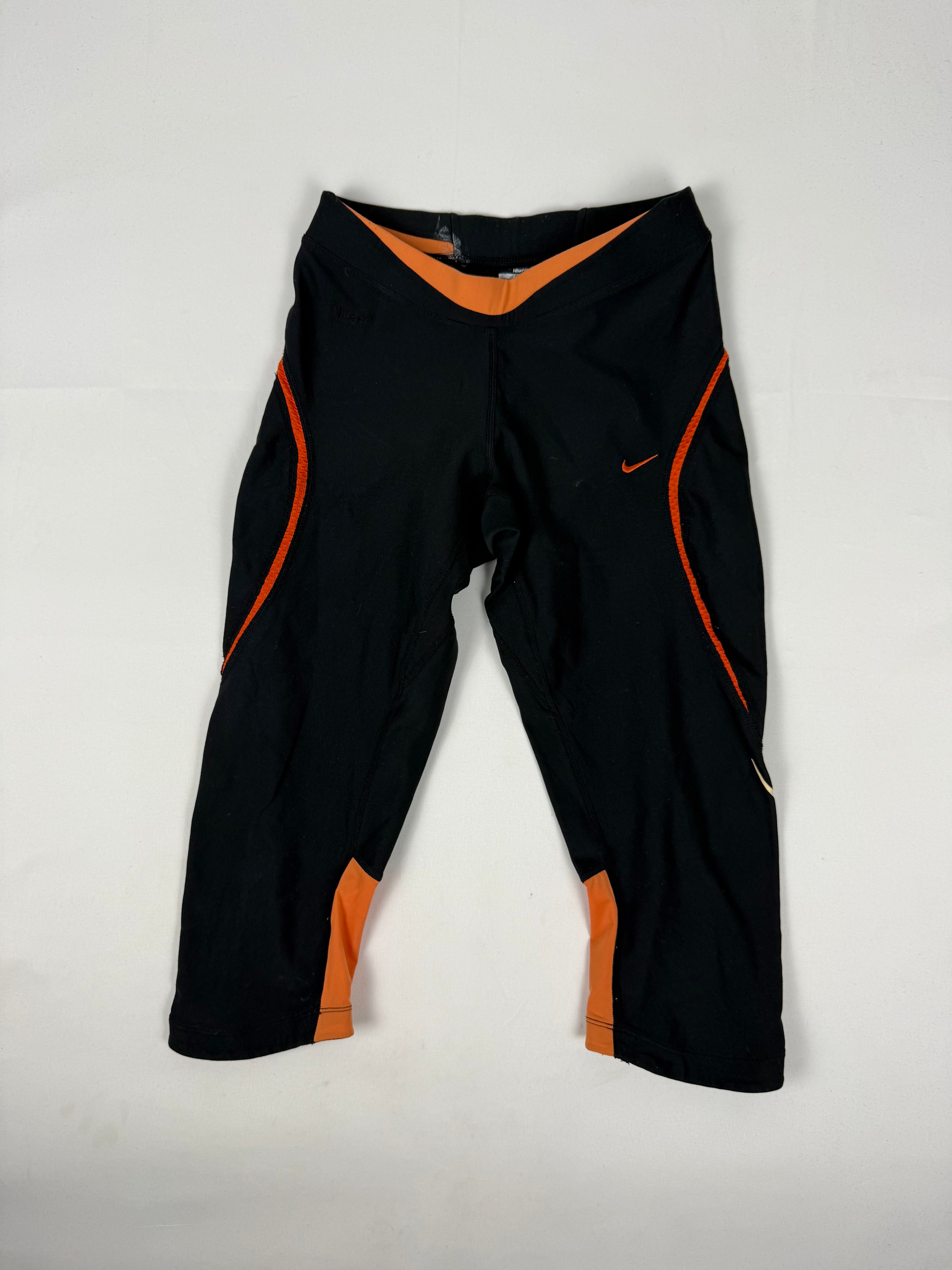 Black activewear low waist capri leggings pants (XS/S)
