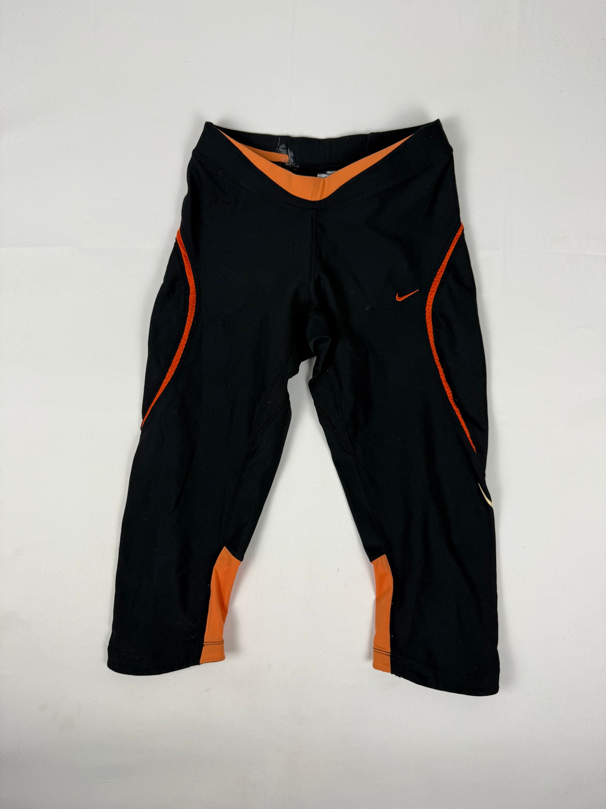 Black activewear low waist capri leggings pants (XS/S)