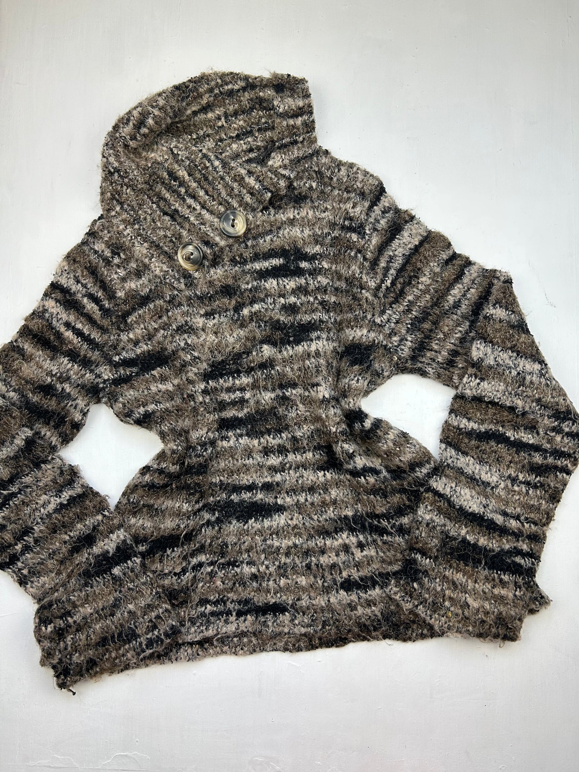Khaki turtleneck jumper (S/M)