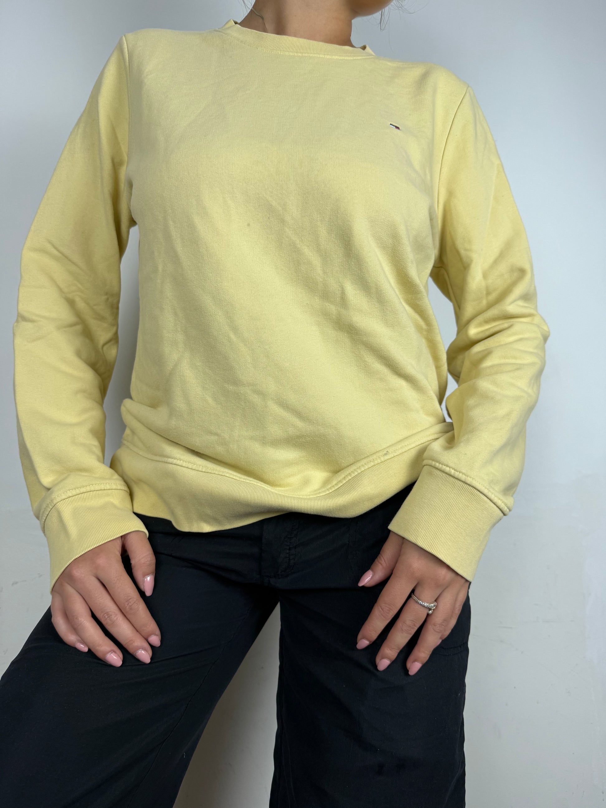 Yellow roundneck sweatshirt (M)