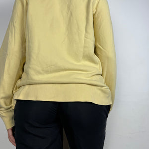 Yellow roundneck sweatshirt (M)