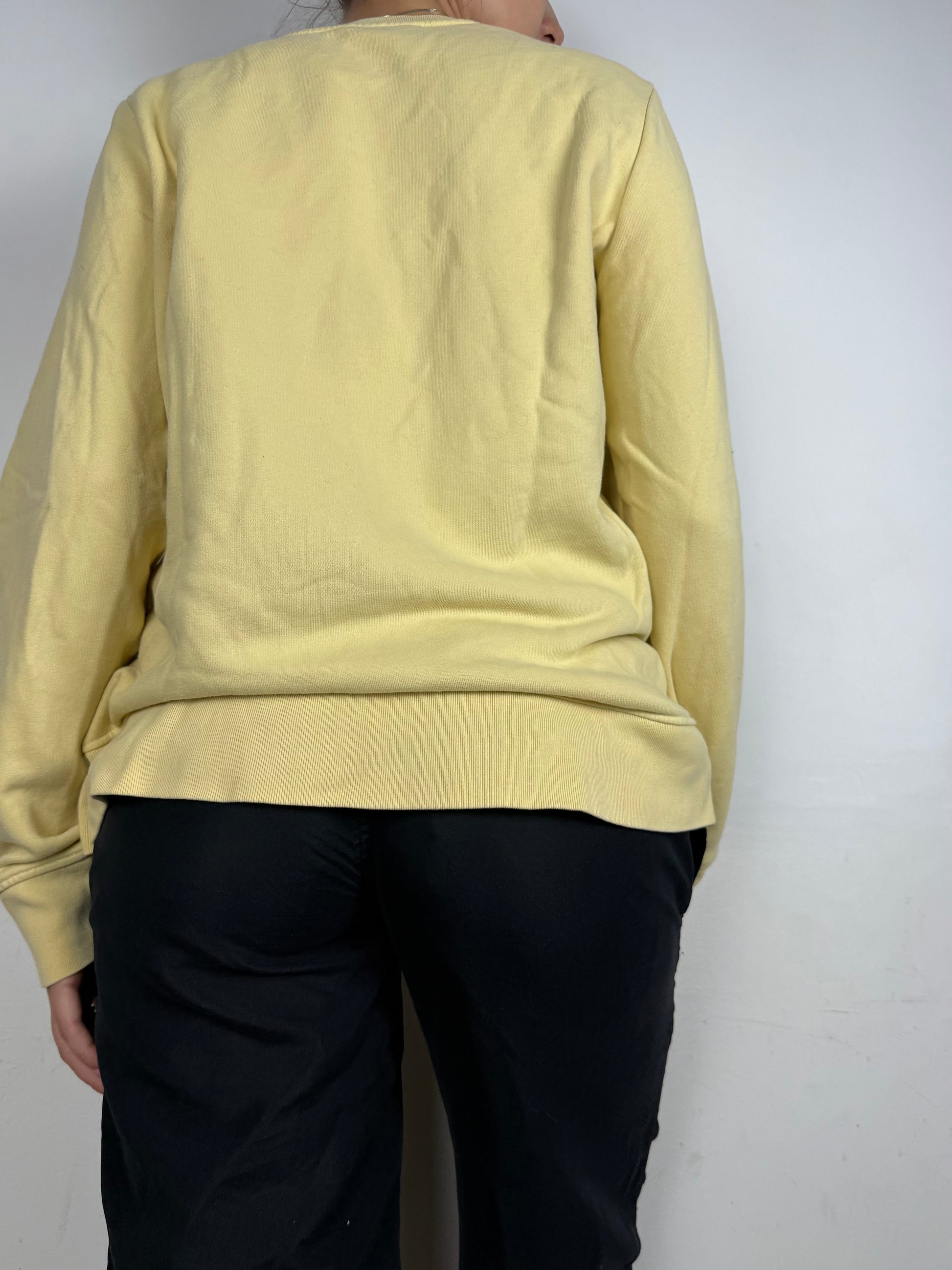 Yellow roundneck sweatshirt (M)
