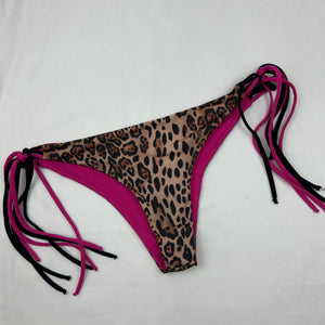 Pink panther low rise bikini bottom (L)
