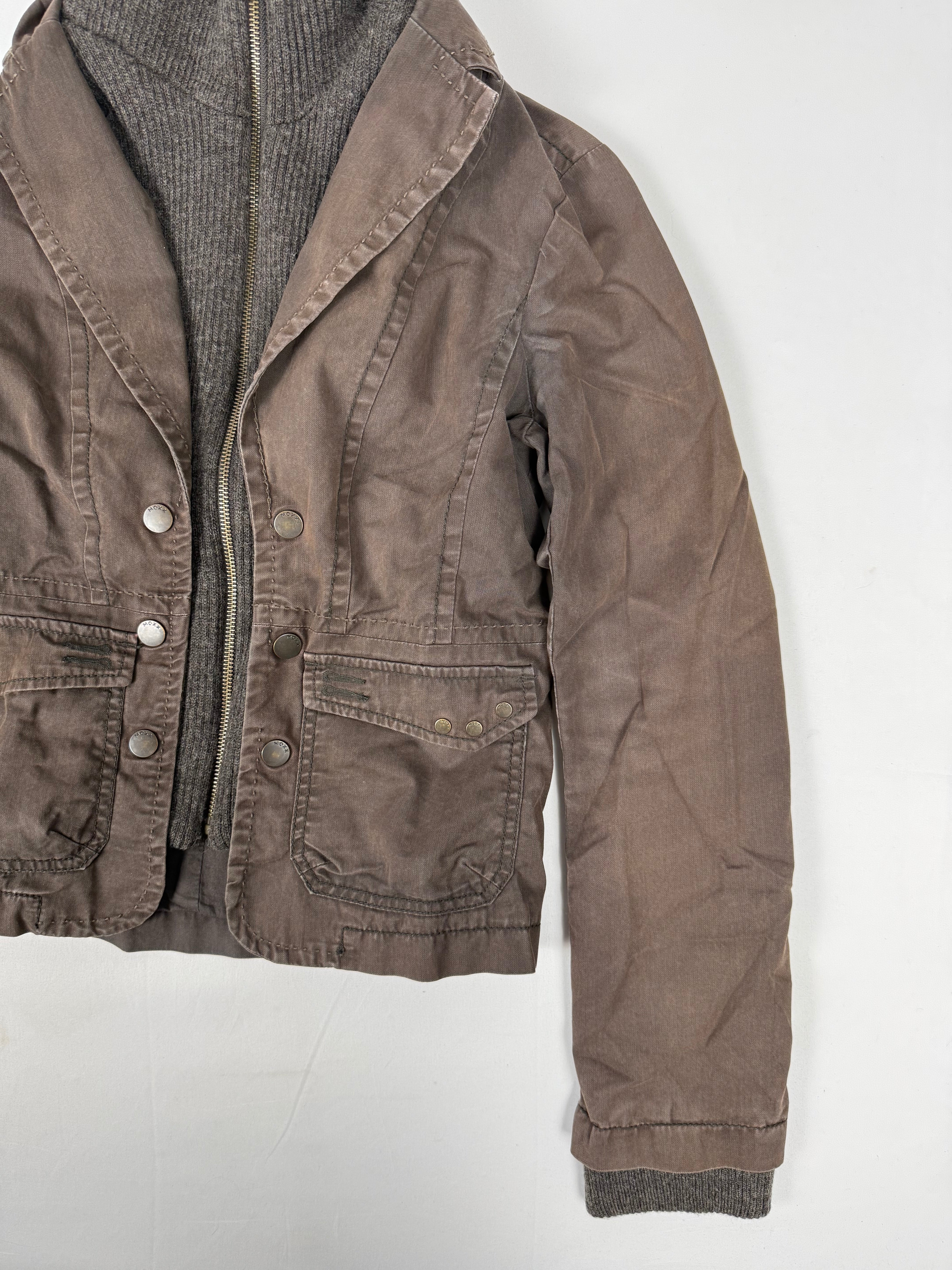 Brown 2 in 1 layer jacket (L)