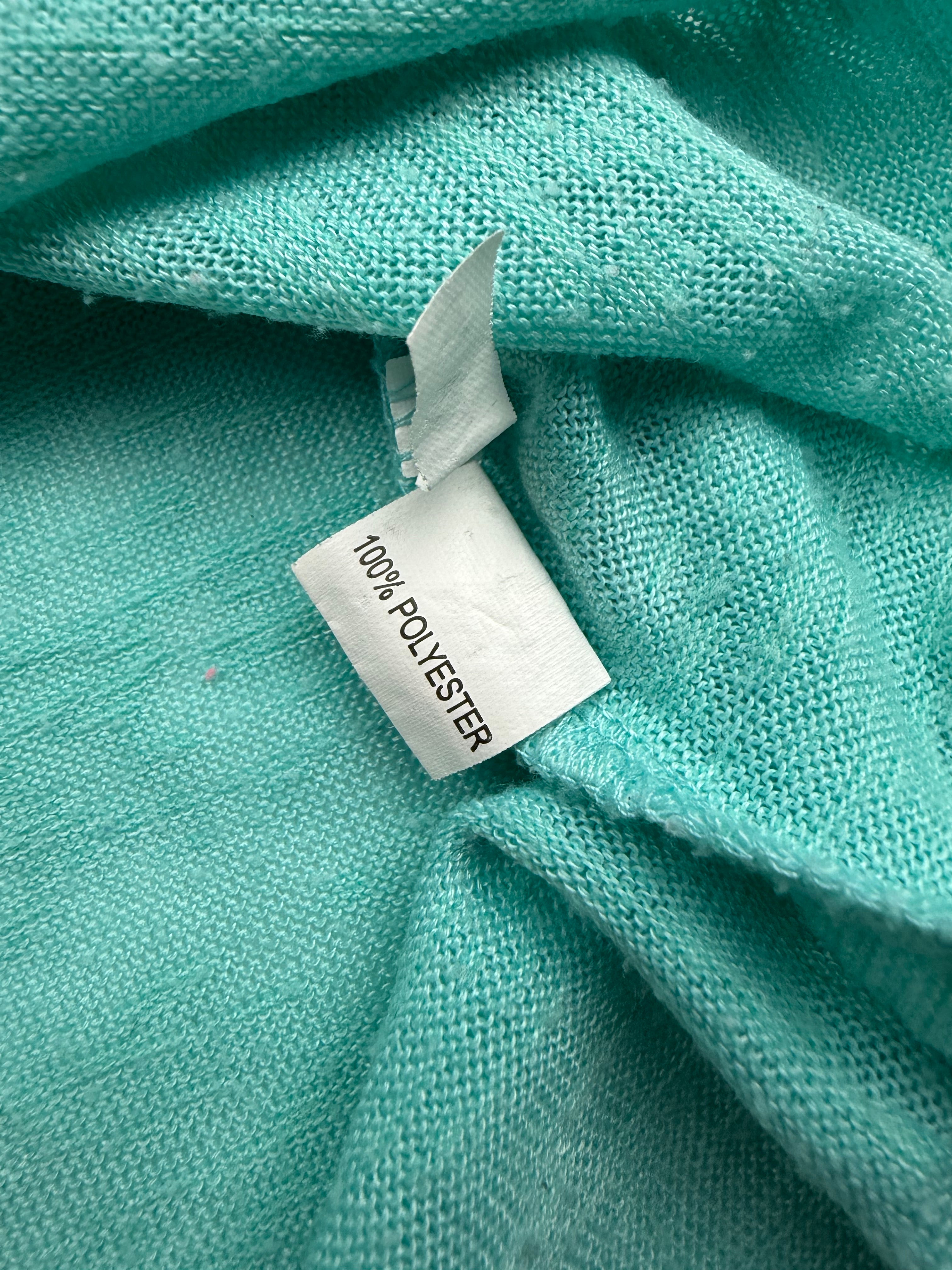 Green bow backless tight fit tee (S/M)
