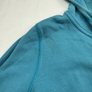 Blue zip up cotton hoodie (M)