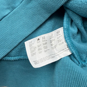 Blue zip up cotton hoodie (M)