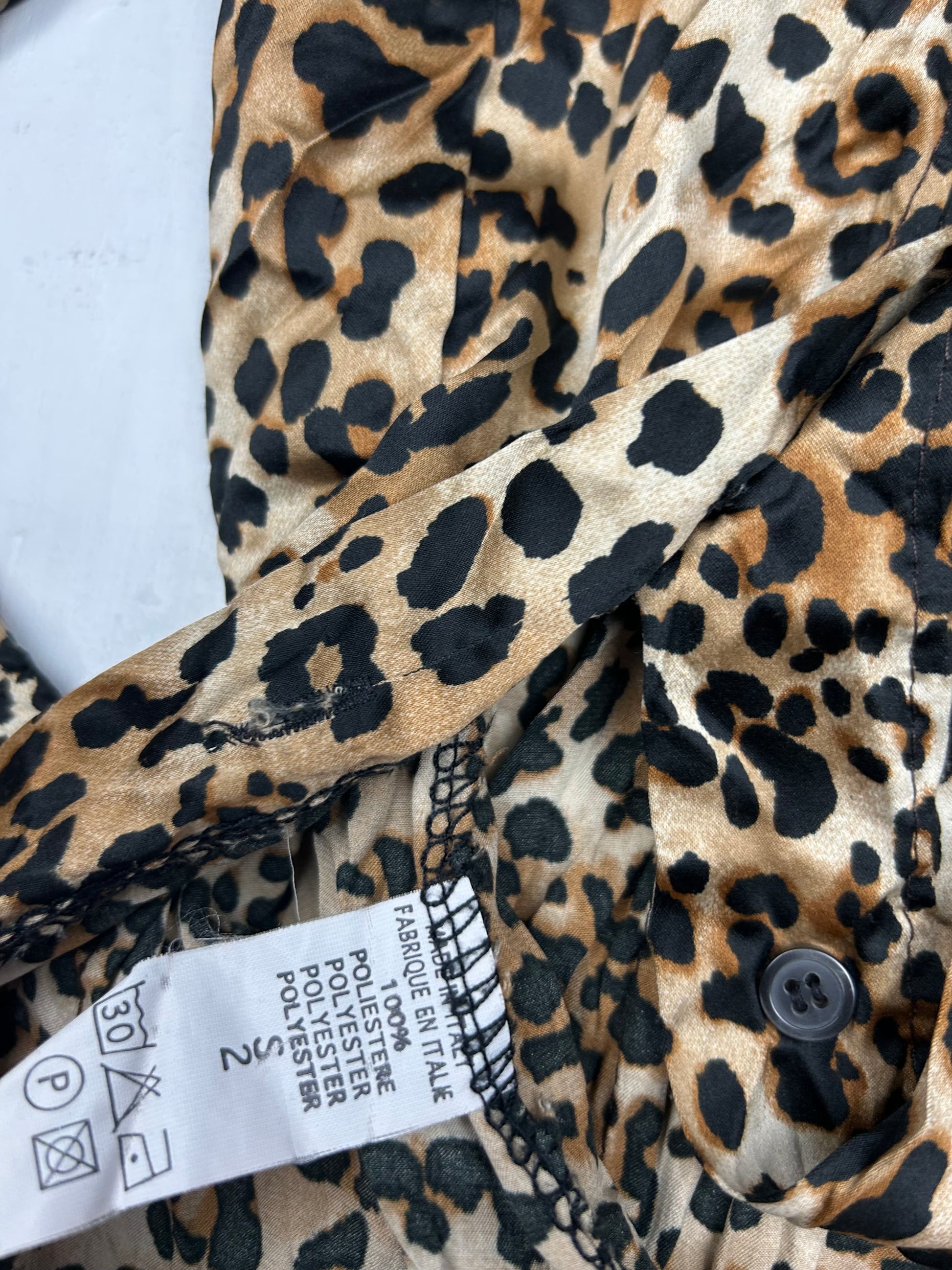 Panther beige long sleeves shirt (S/M)