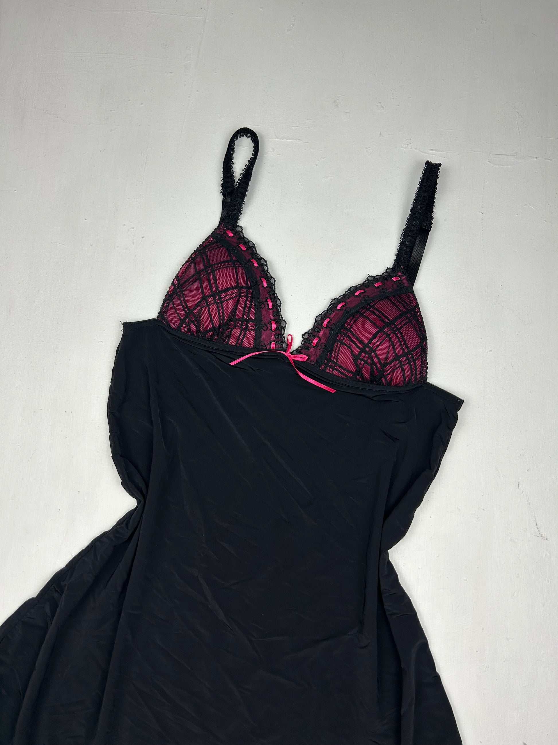 Black babydoll mini dress (S)