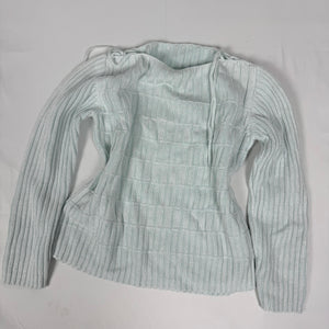 Baby blue lace up jumper (S/M)